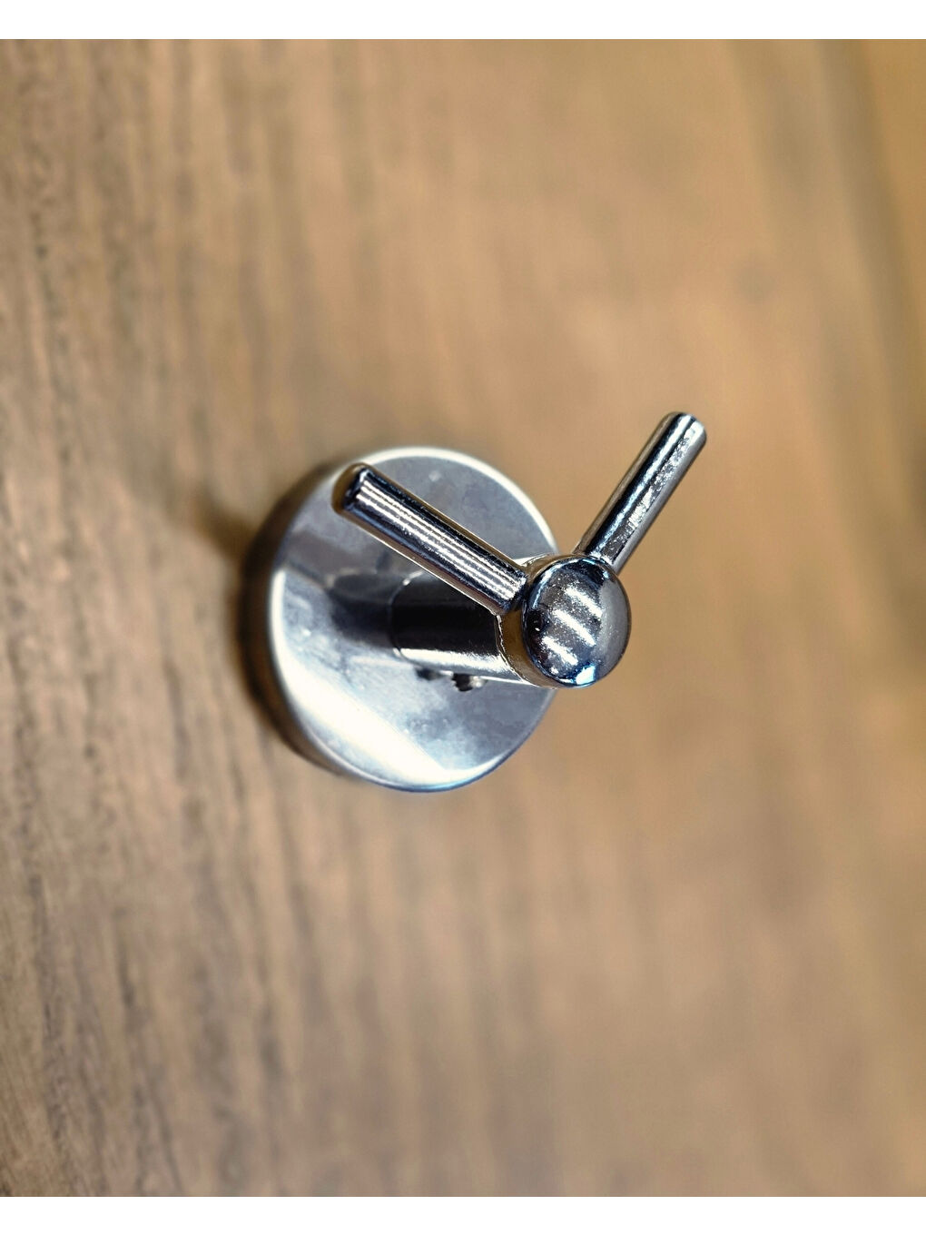 Karışık Kapı Arkası Krom Metal İki Uçlu Havlu Asma Aparatı | Montajlı Havluluk | Otel Buklet Serisi-1