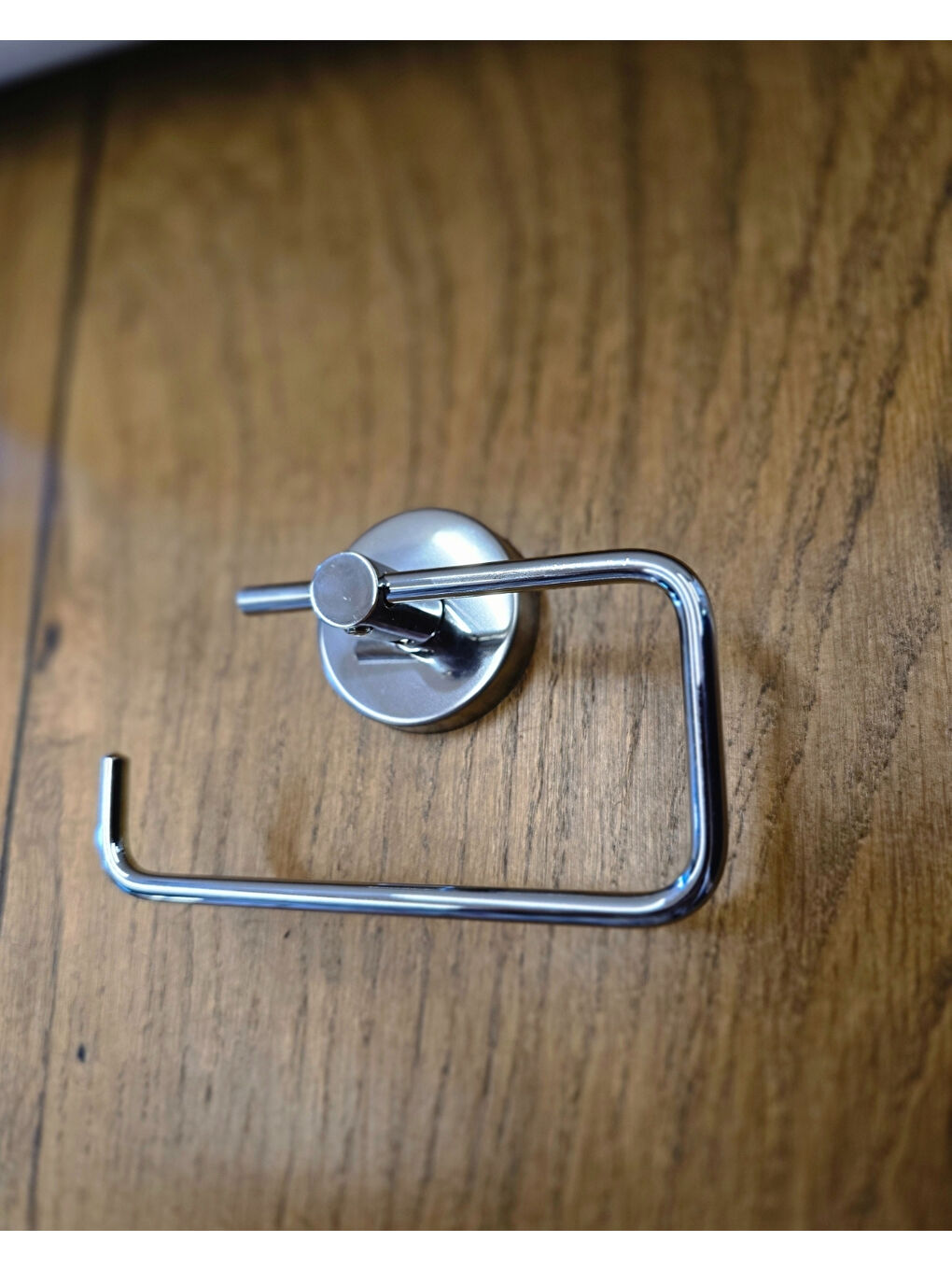 Gri Krom Metal Kapaksız Tuvalet Kağıtlığı | Banyo içi Tuvalet Kağıdı Askısı | Otel Buklet Serisi-1