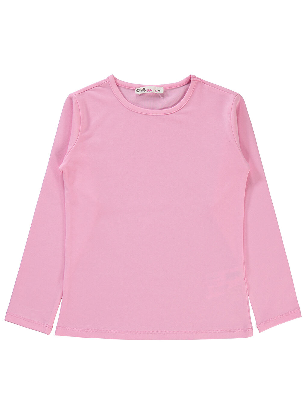 Civil Gülkurusu Kız Çocuk Sweatshirt 6-9 Yaş Gül Pembe