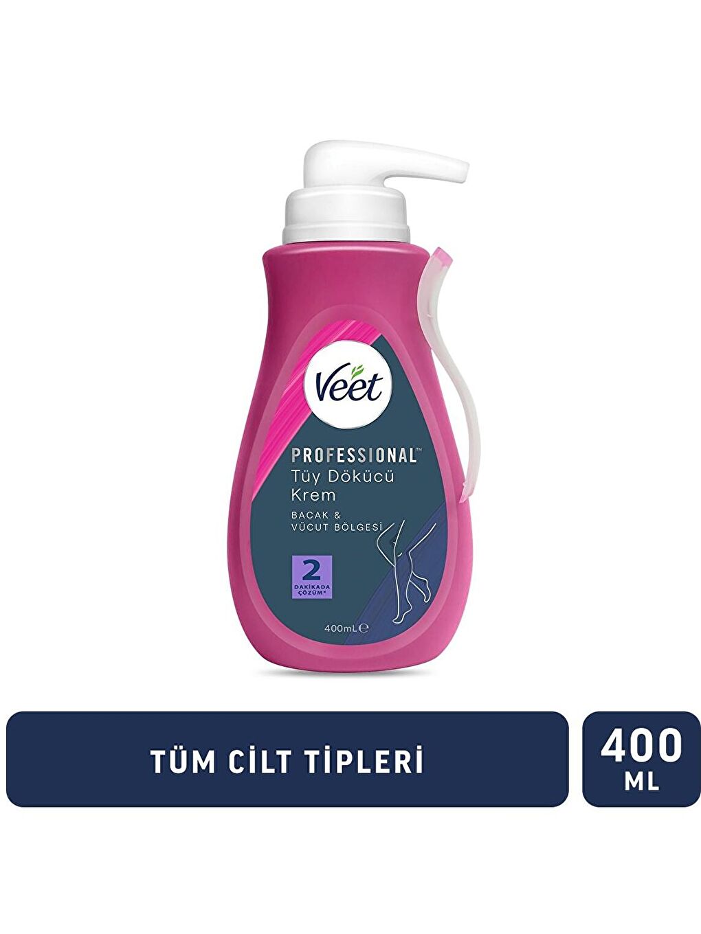 Veet Renksiz Tüy Dökücü Krem Hassas Ciltler İçin 400 ml