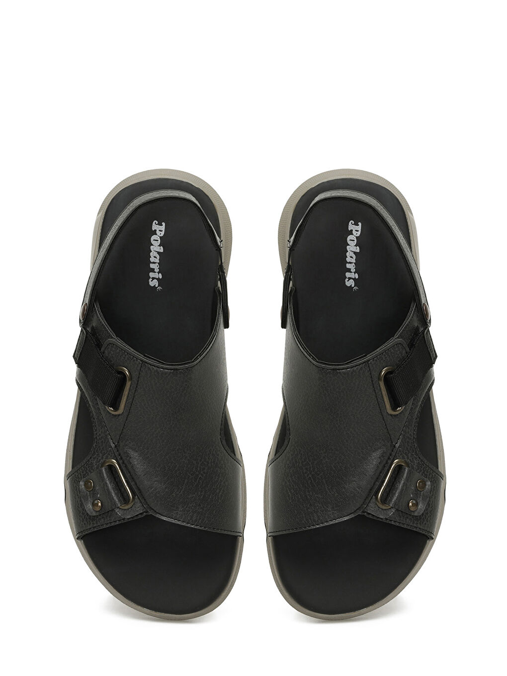 Gri 408048.M5FX Antrasit Erkek Sandalet-3