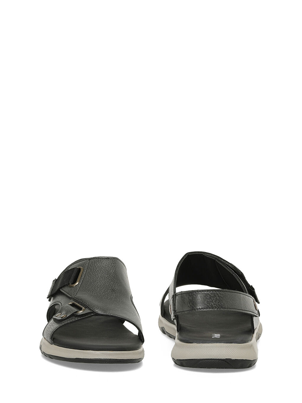 Gri 408048.M5FX Antrasit Erkek Sandalet-4