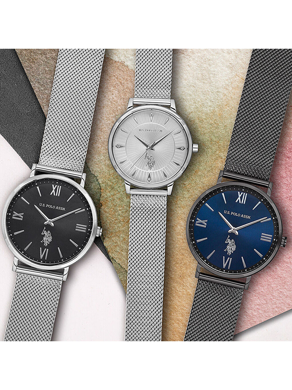 Gri USPA1024-03 Erkek Kol Saati-3