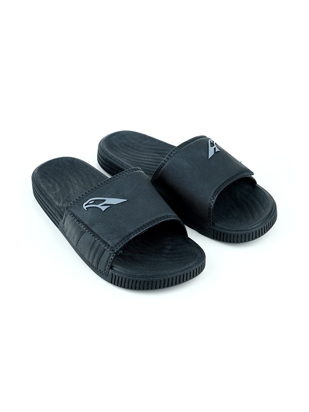 Siyah Yazlık Erkek Kaydırmaz Taban Terlik-2