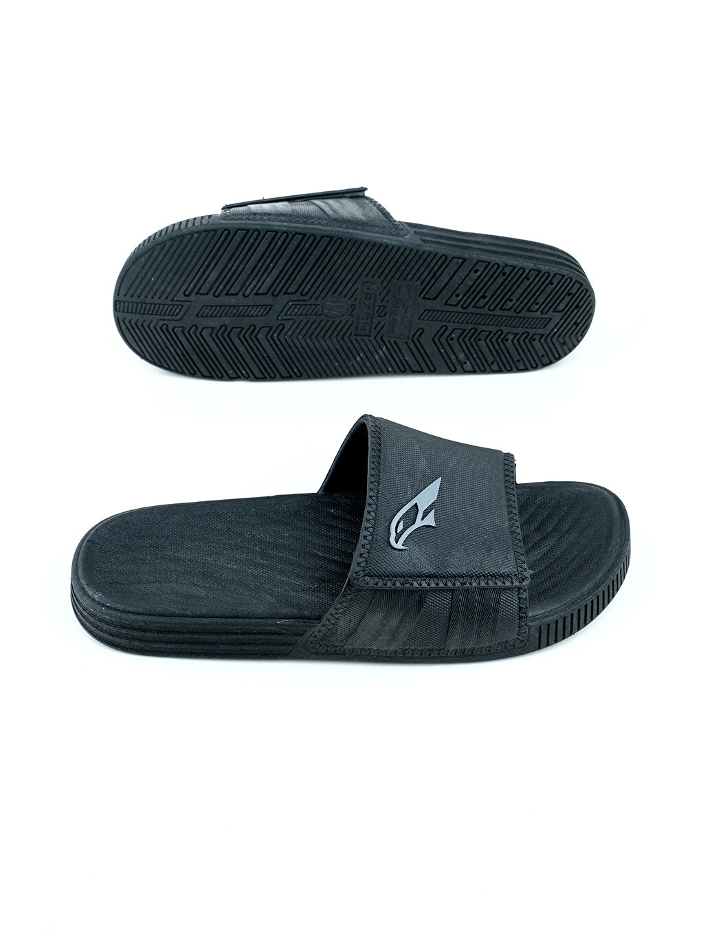 Siyah Yazlık Erkek Kaydırmaz Taban Terlik-4