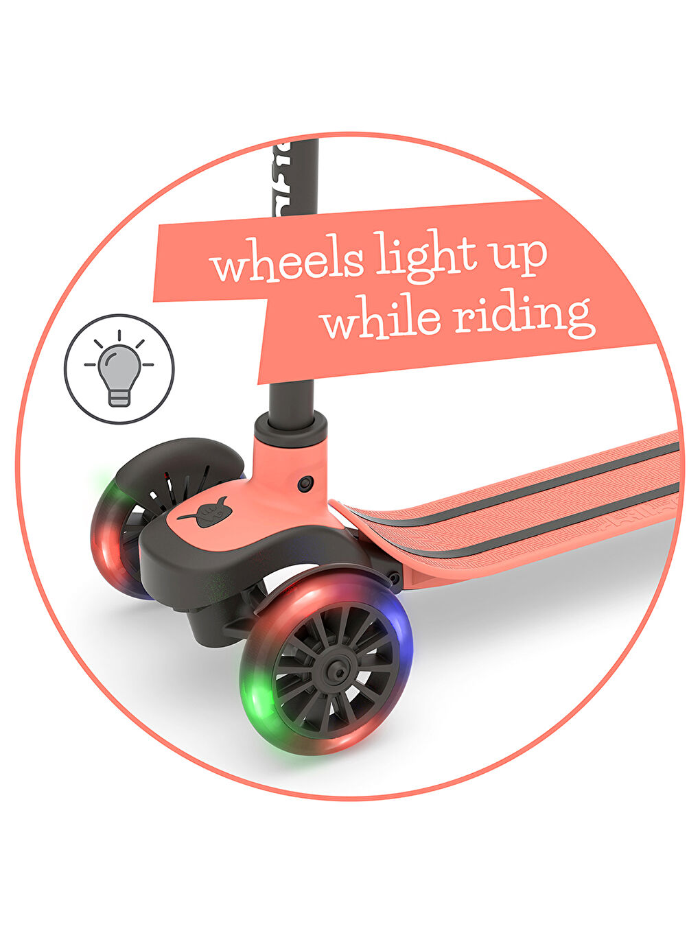Scotti Glow 3 Tekerlekli Işıklı Scooter - Flamingo (04)-4