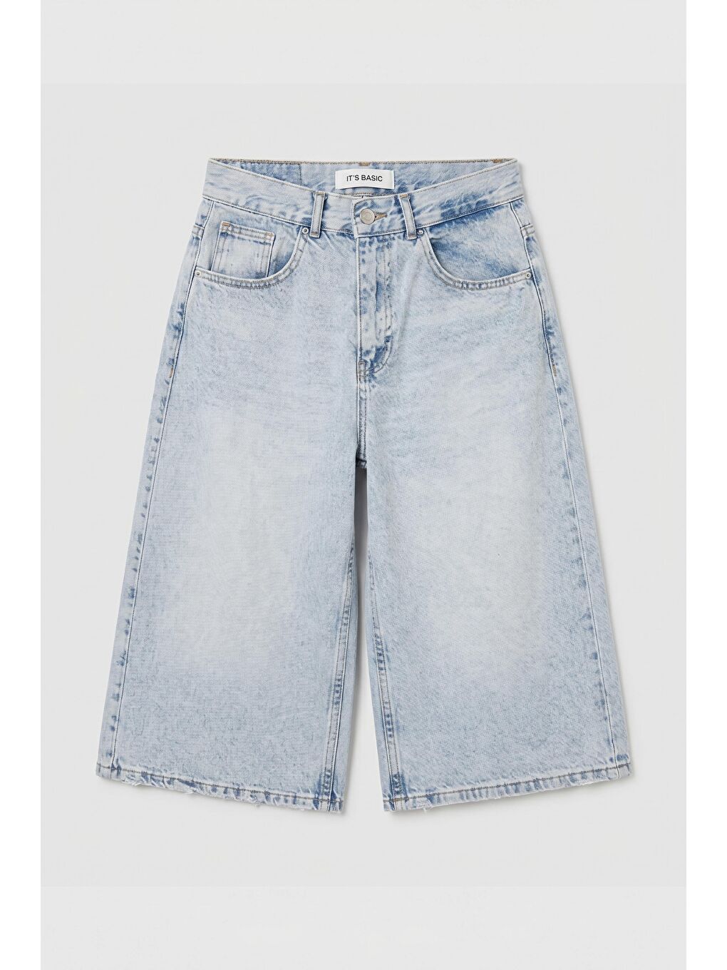 Mavi Kadın Jean Renk 4s6-3 Maxi Denim Bermuda Şort-1