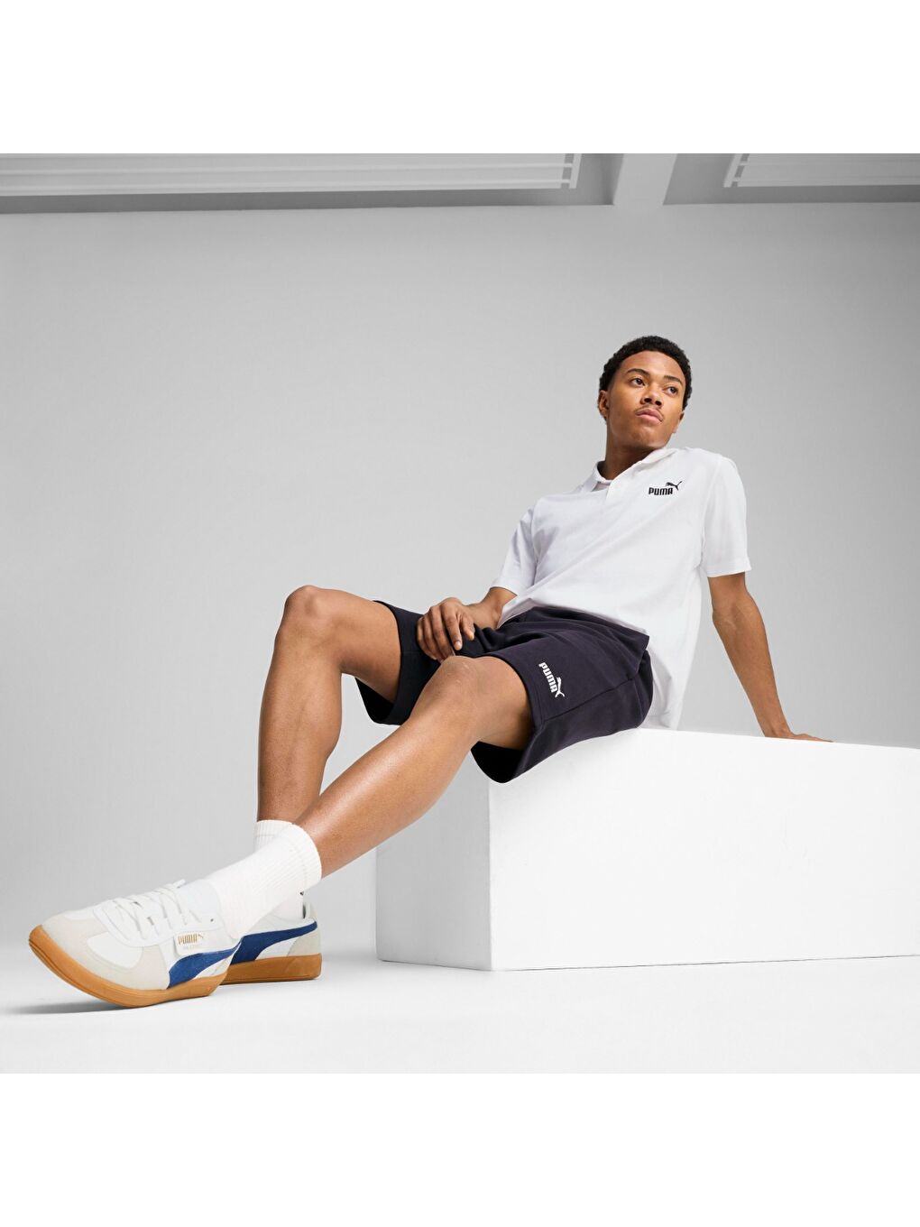 Essential No 1 Logo Erkek Lacivert Şort-2