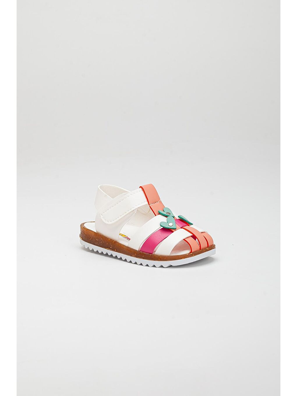 Pembe D1094 Kız Çocuk Günlük Ortopedik Sandalet-1
