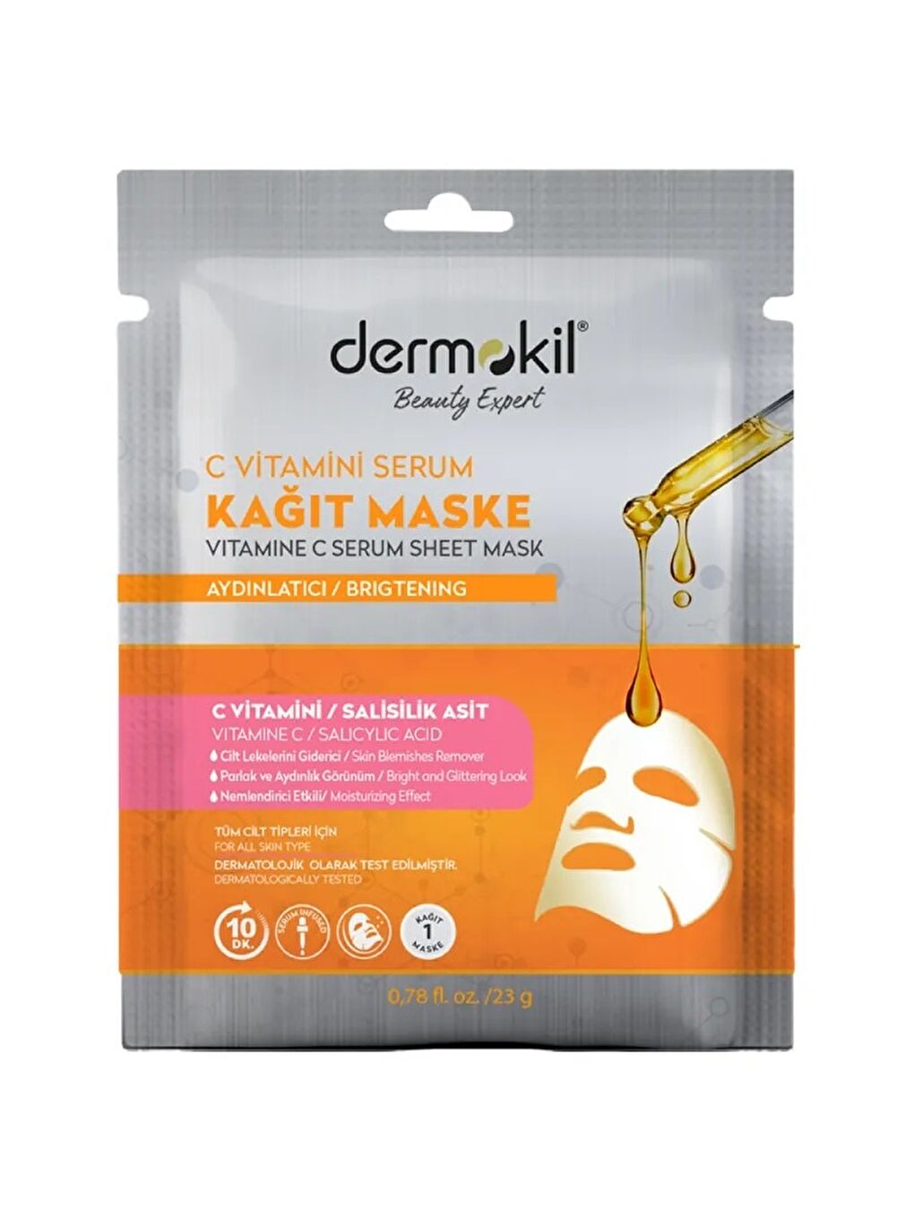 C Vitamini Serum Kağıt Maske 23 gr