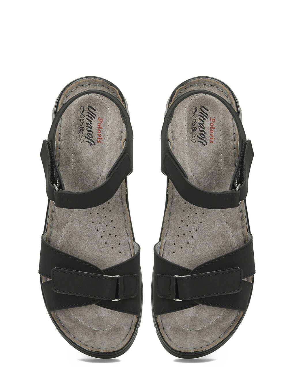 166292.Z5FX Siyah Kadın Comfort Sandalet-3