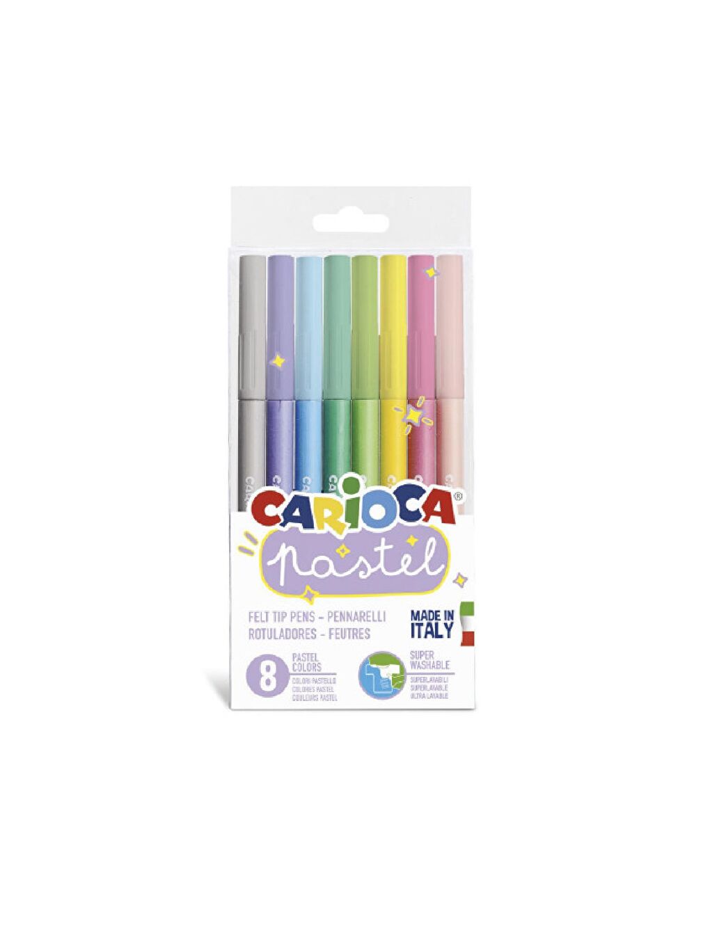Pastel Süper Yıkanabilir Keçeli Kalem 8 Li 43032