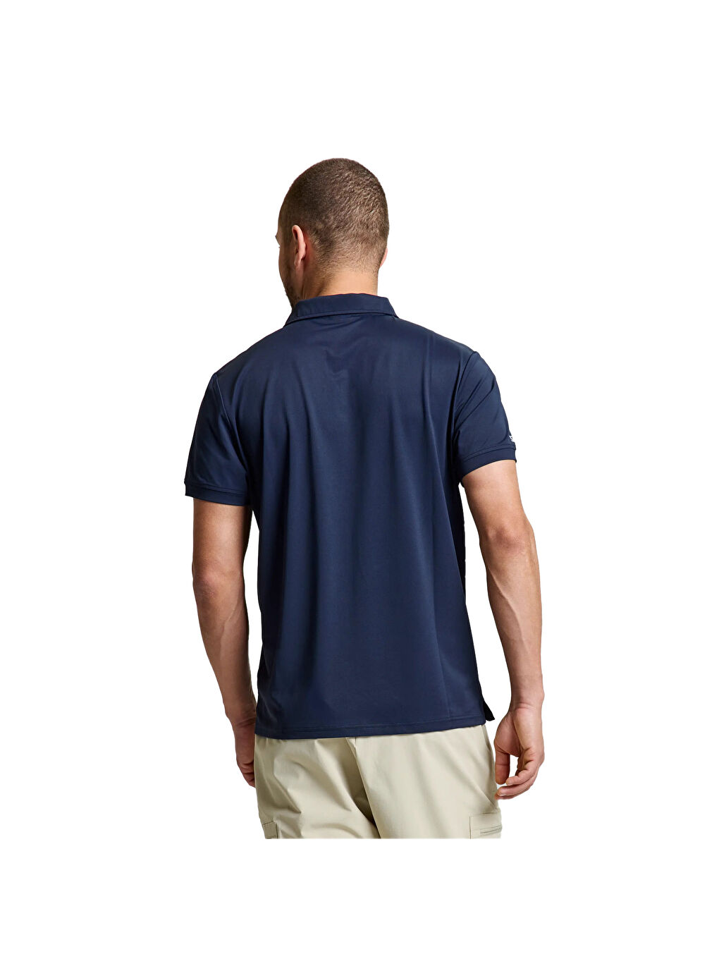 Lacivert Tech Pique Polo Ss Erkek Mavi Tişört-5