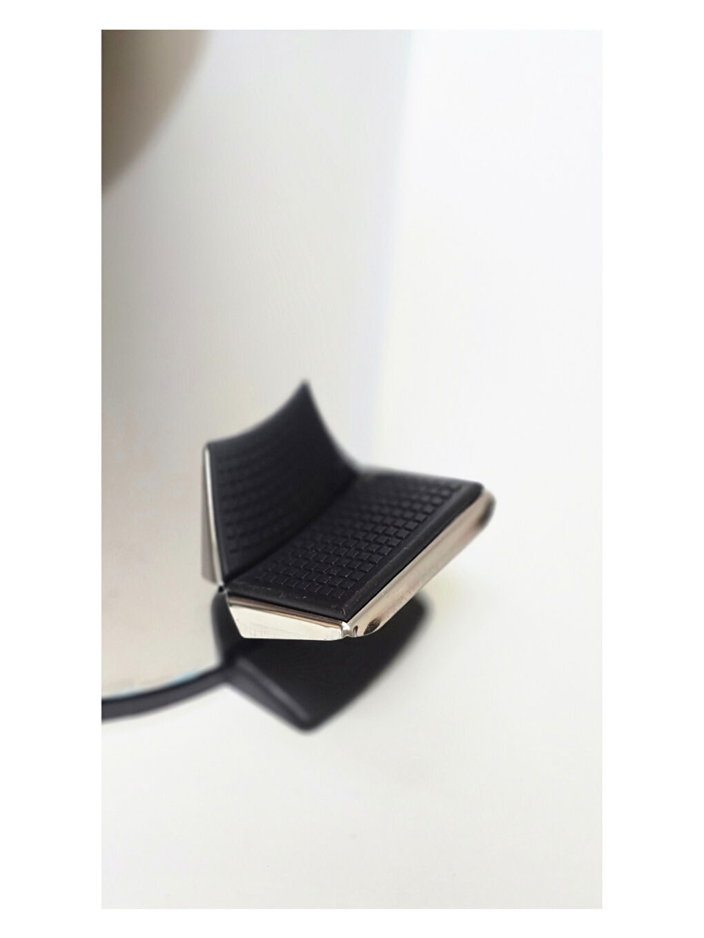 Gri Asma Aparatlı Pedallı Krom Metal 3 Litrelik Çöp Kovası | Hijyenik ve Kullanışlı Tasarım | Otel B-5