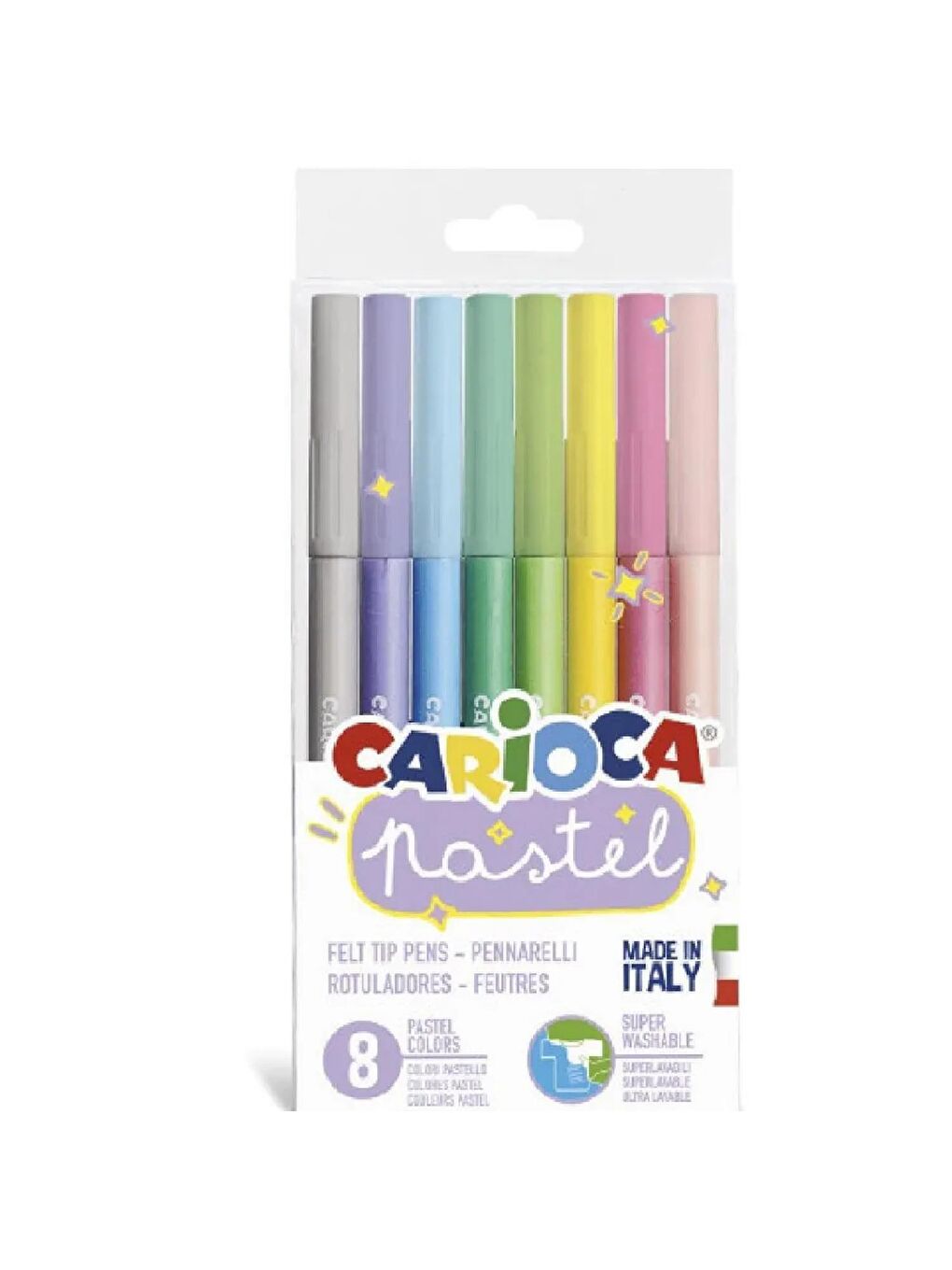 Pastel Süper Yıkanabilir Keçeli Kalem 8 Li 43032-4