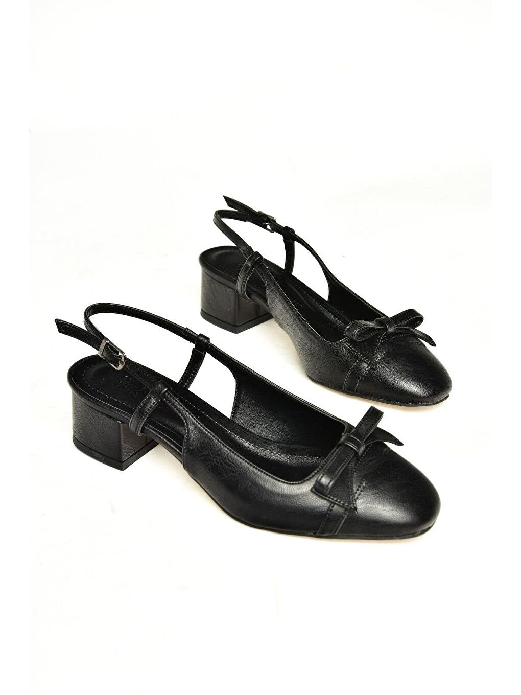 U4047036 Siyah Kadın Topuklu Ayakkabı-7