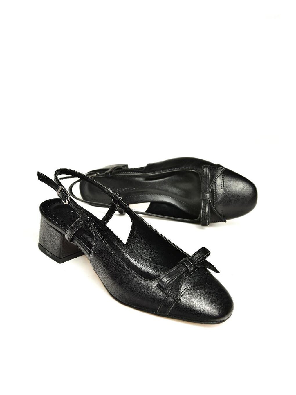 U4047036 Siyah Kadın Topuklu Ayakkabı-8