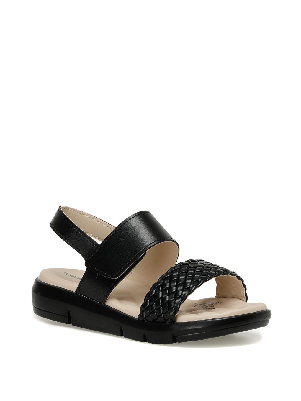 TRV2348.Z3FX Siyah Kadın Comfort Sandalet-1