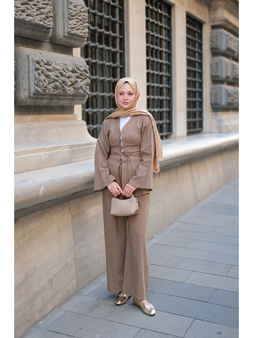 Bej Kadın Bea Takım Vizon-4