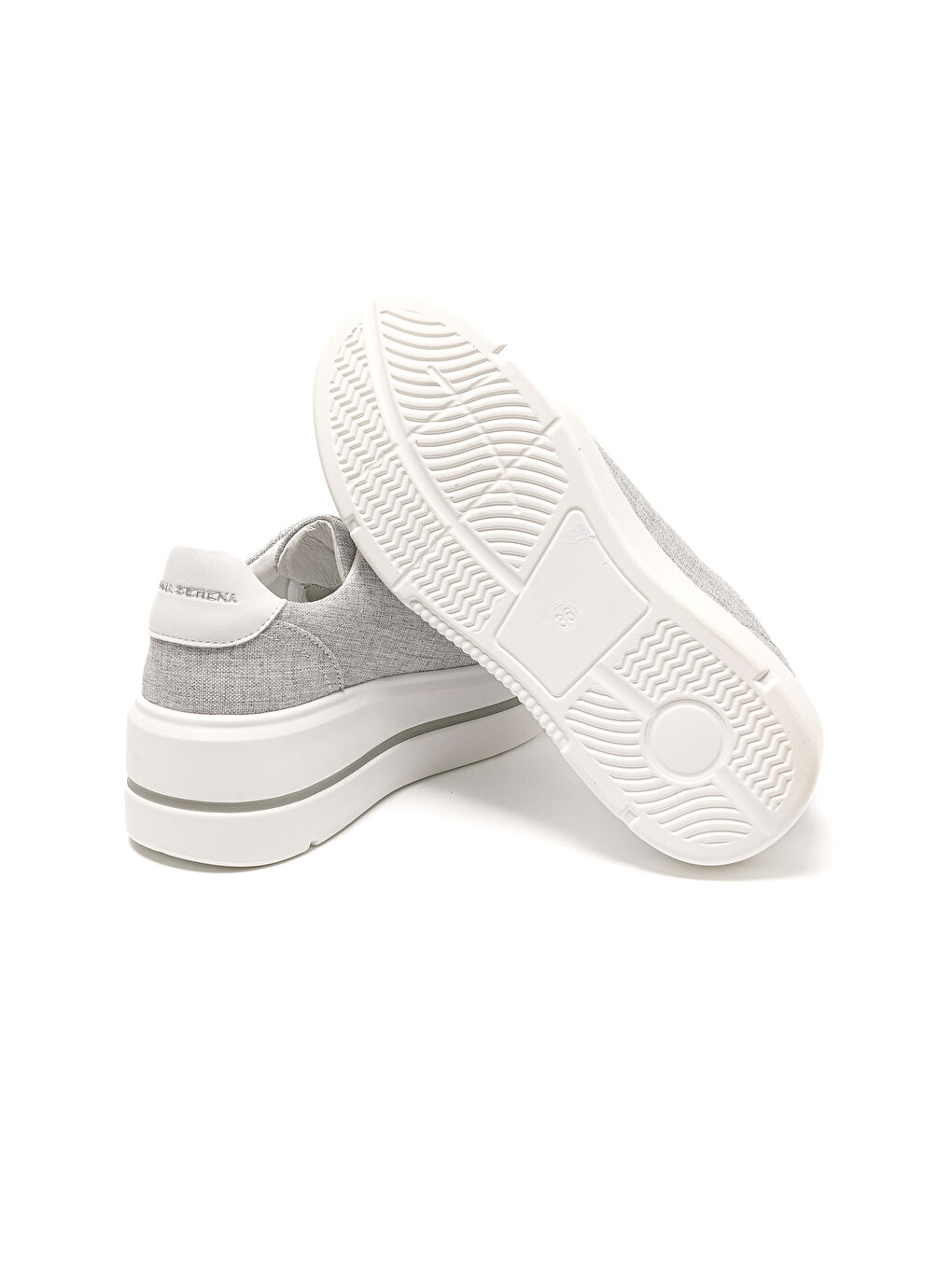 Gri Kadın Sneaker 185551DS TOMAIA 5551DS Grey Silver-5