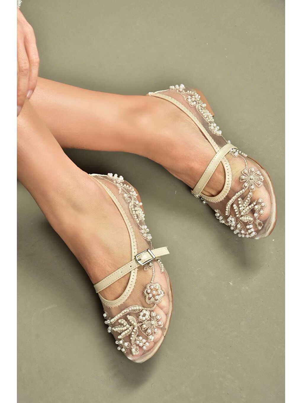 Bej Kadın Babet Y726330115-4