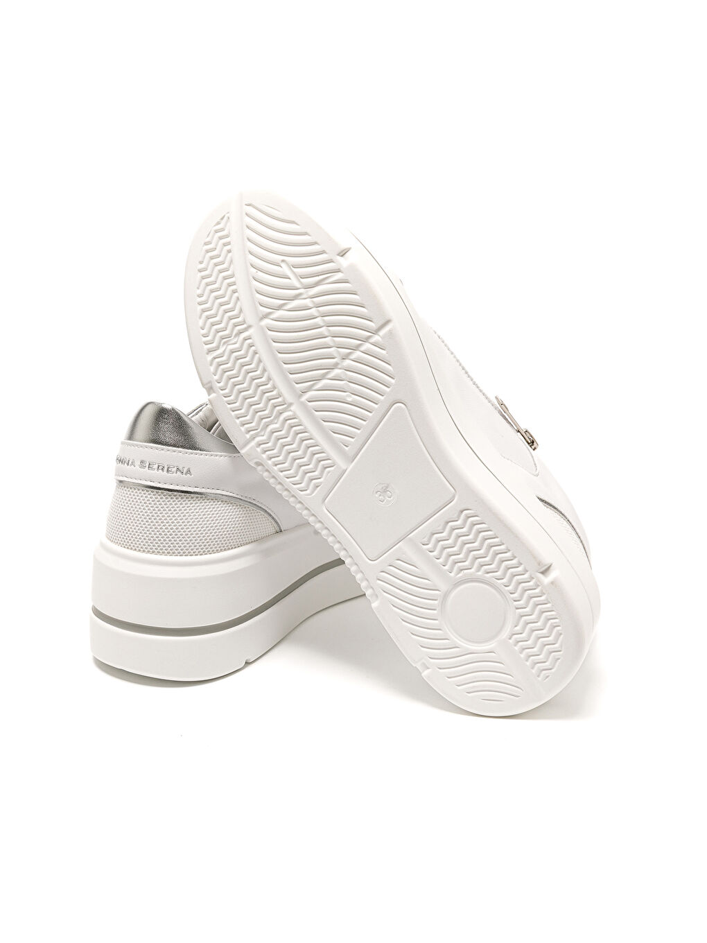 Beyaz Kadın Sneaker 185550DM TOMAIA 5550DM Bianco Argento-4