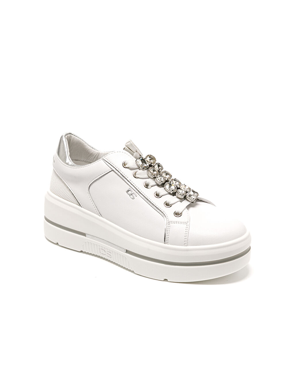 Beyaz Kadın Sneaker 185550DM TOMAIA 5550DM Bianco Argento