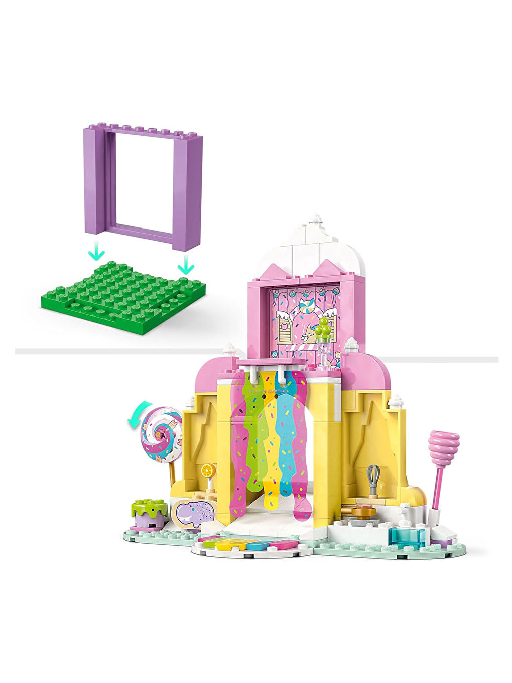 Gabby's Dollhouse Tatlı Şekerleme Dağı ve Kedi Bahçesi 11205-6