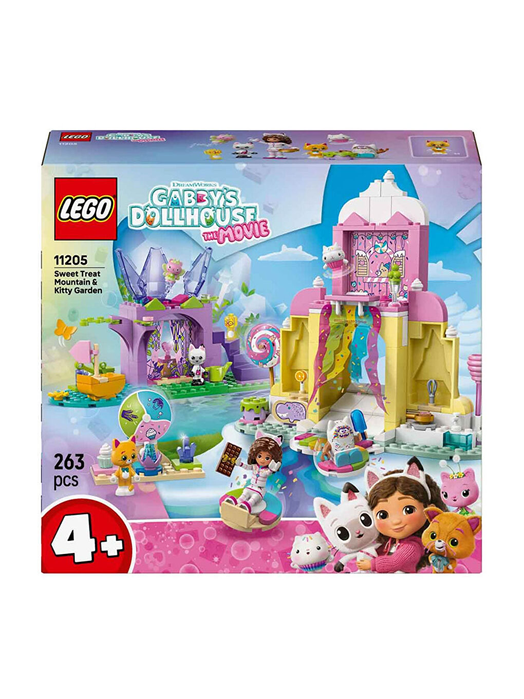 Gabby's Dollhouse Tatlı Şekerleme Dağı ve Kedi Bahçesi 11205-7