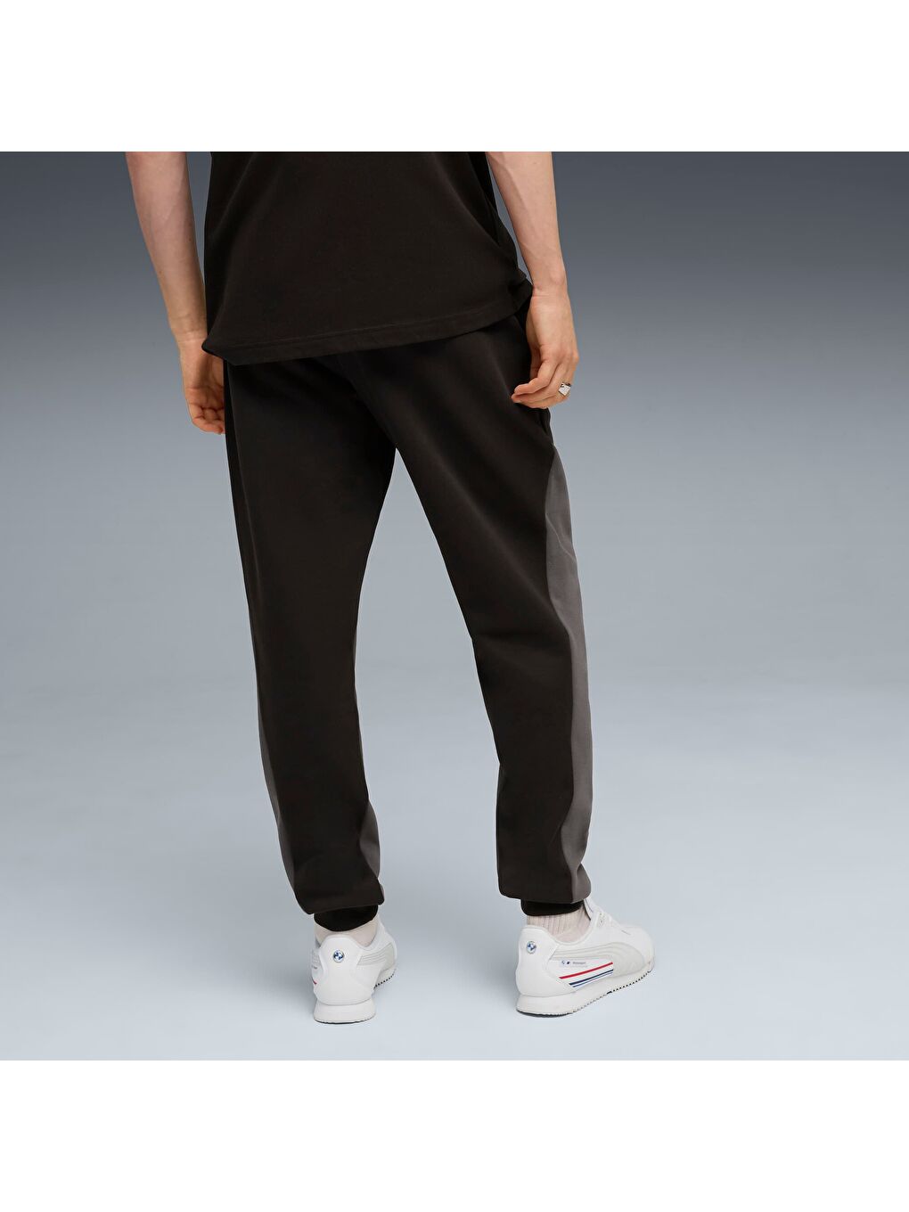 Siyah BMW M Motorsport PUMATECH Erkek Pantolon-2