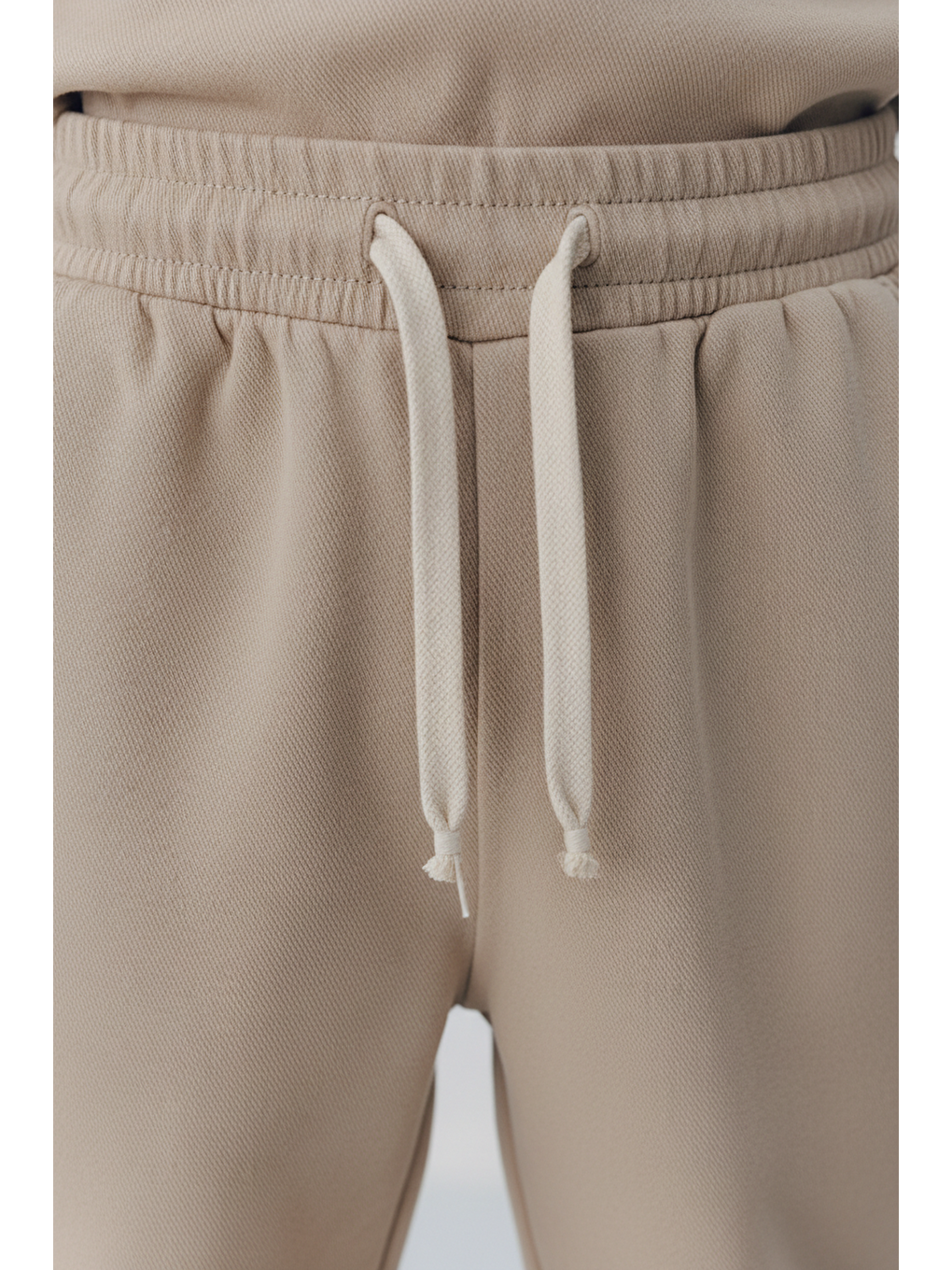 Erkek Çocuk Pamuklu Bej Ceket Pantolon Ve T-Shirt Takım-1