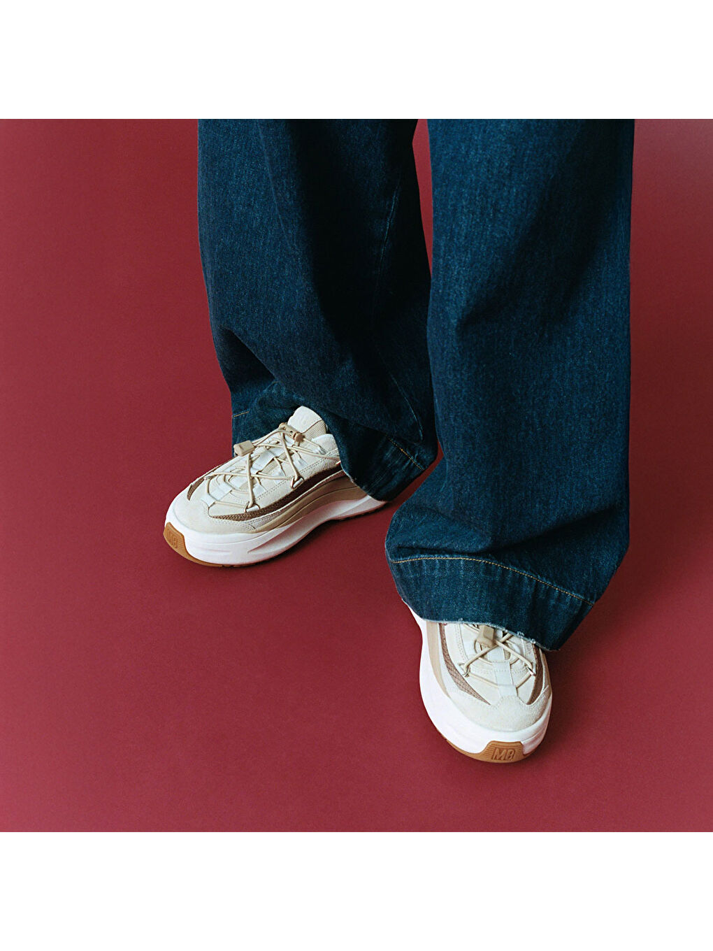 Beyaz Kadın Sneaker ( Günlük) 80D2490090 Moon247 Xlace-6