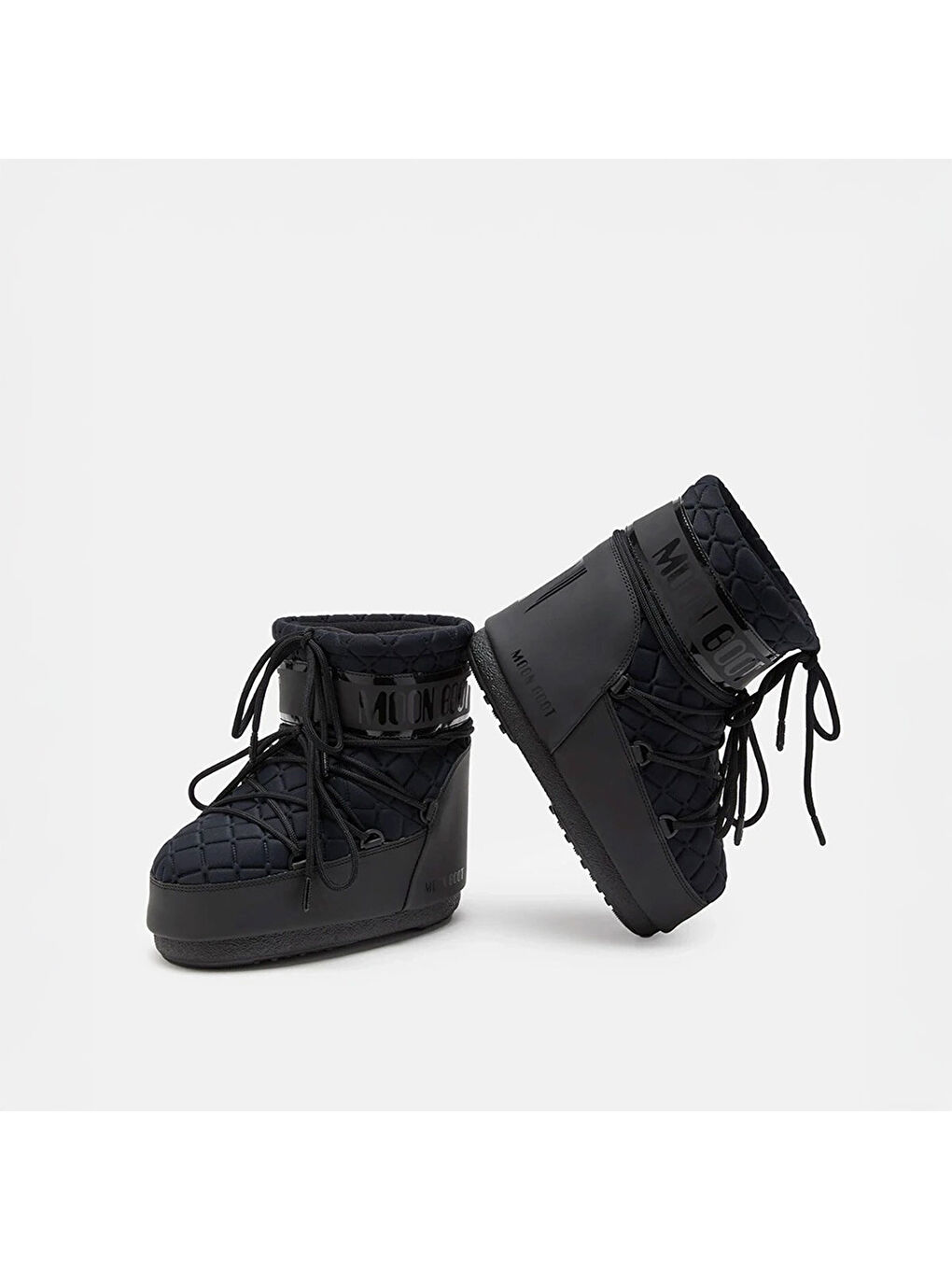 Siyah Kadın Bot (Kar) 80D1409540-N001 Icon Low Quilt Black-2