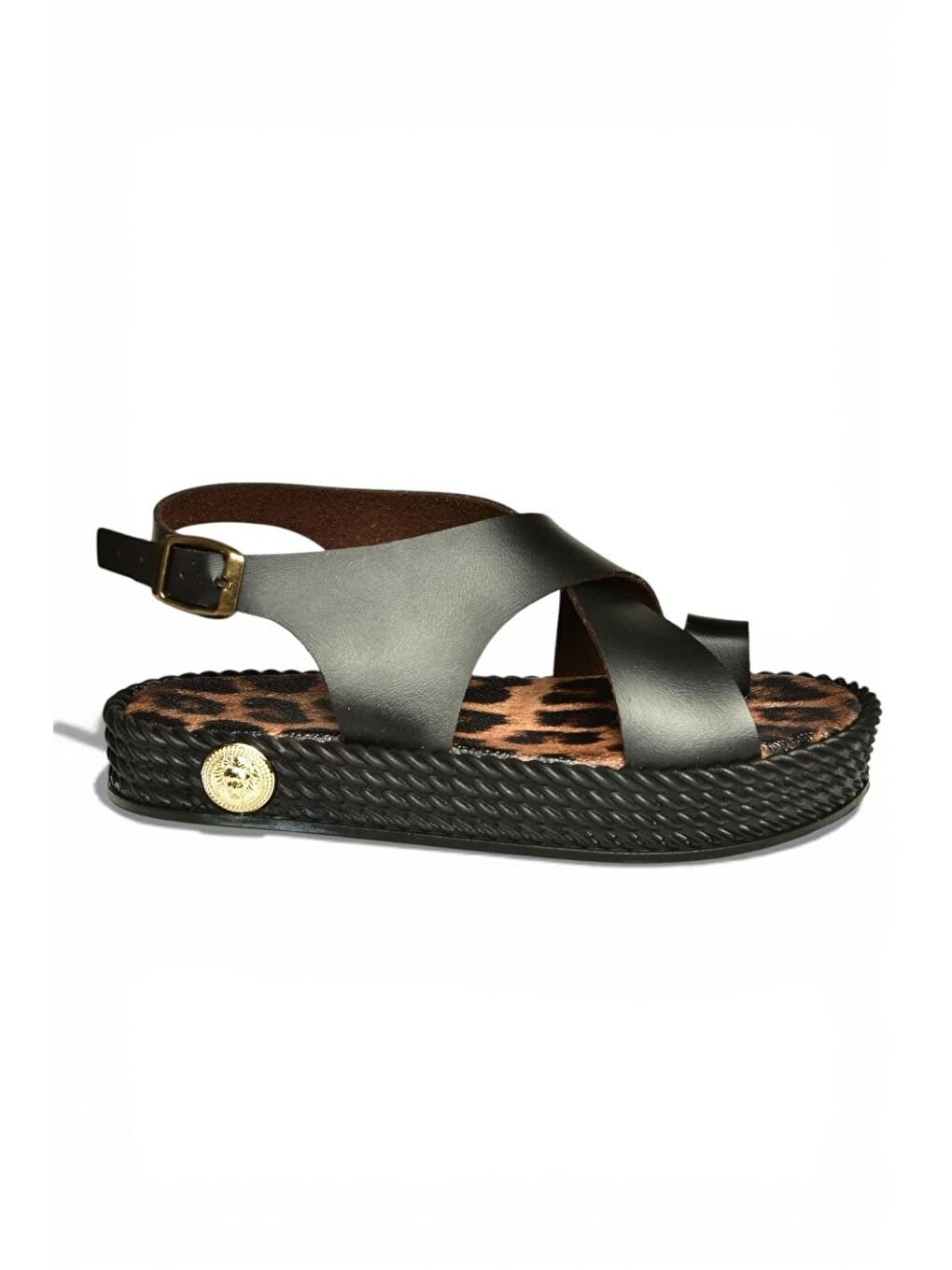 Siyah Kadın Sandalet Y390160503-5