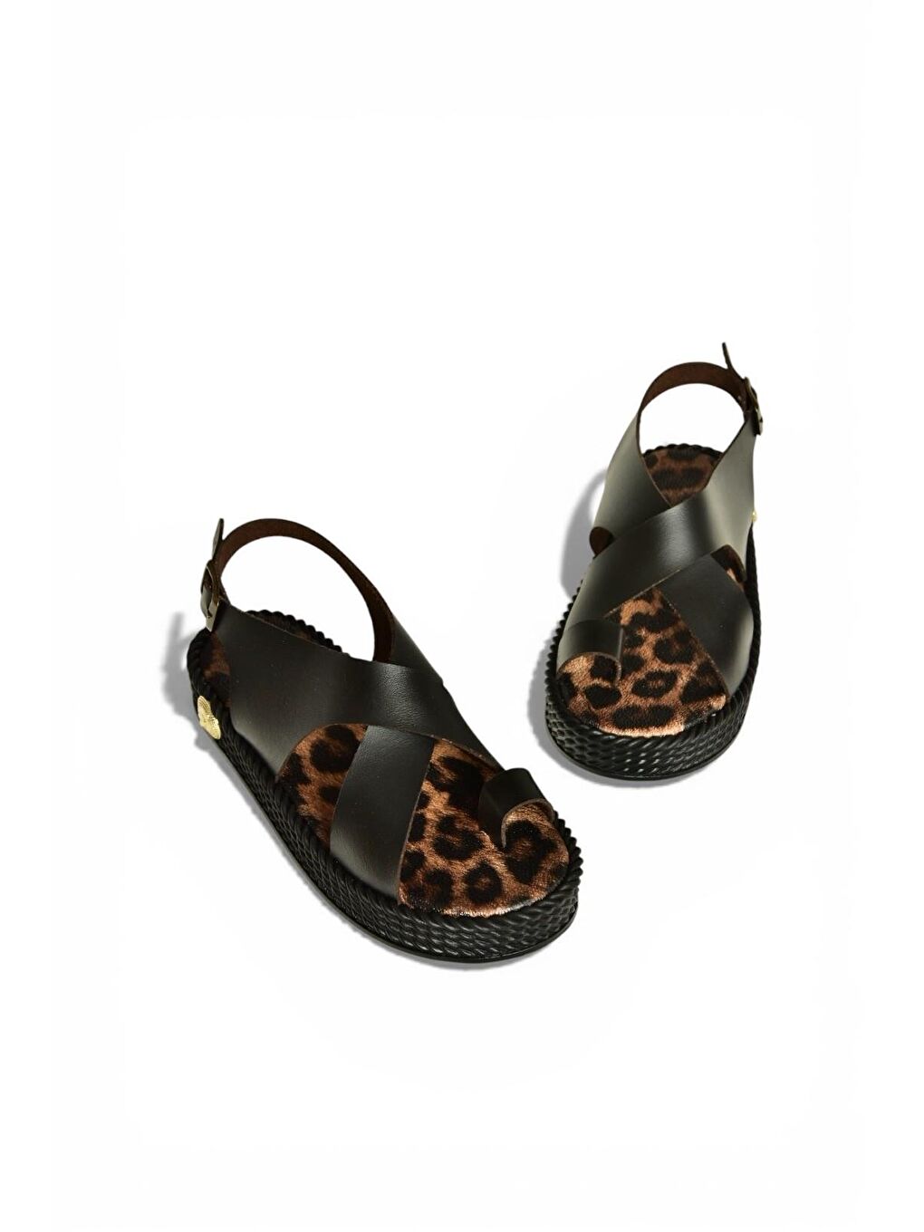 Siyah Kadın Sandalet Y390160503-6