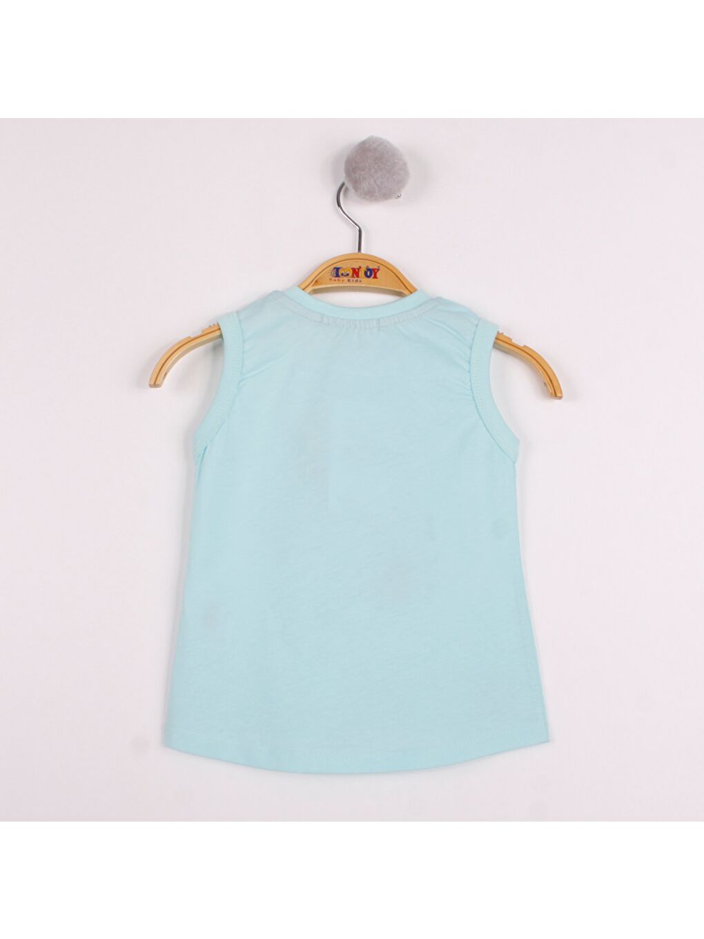 Yeşil Erkek Bebek Surf Baskılı Atlet-1