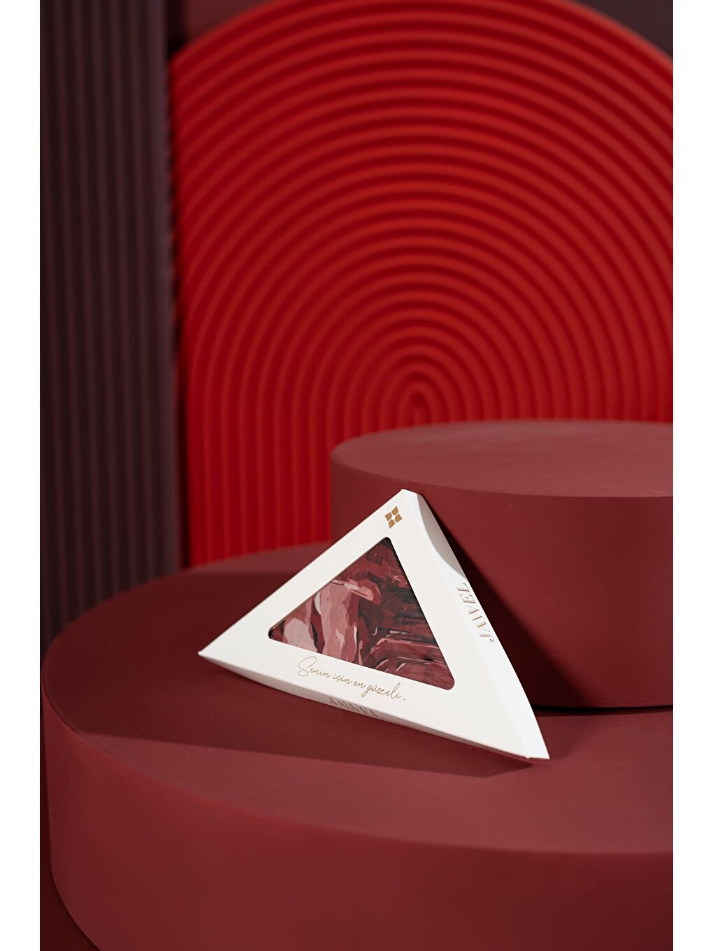 Bordo Kadın Mellas Soft Şal-2