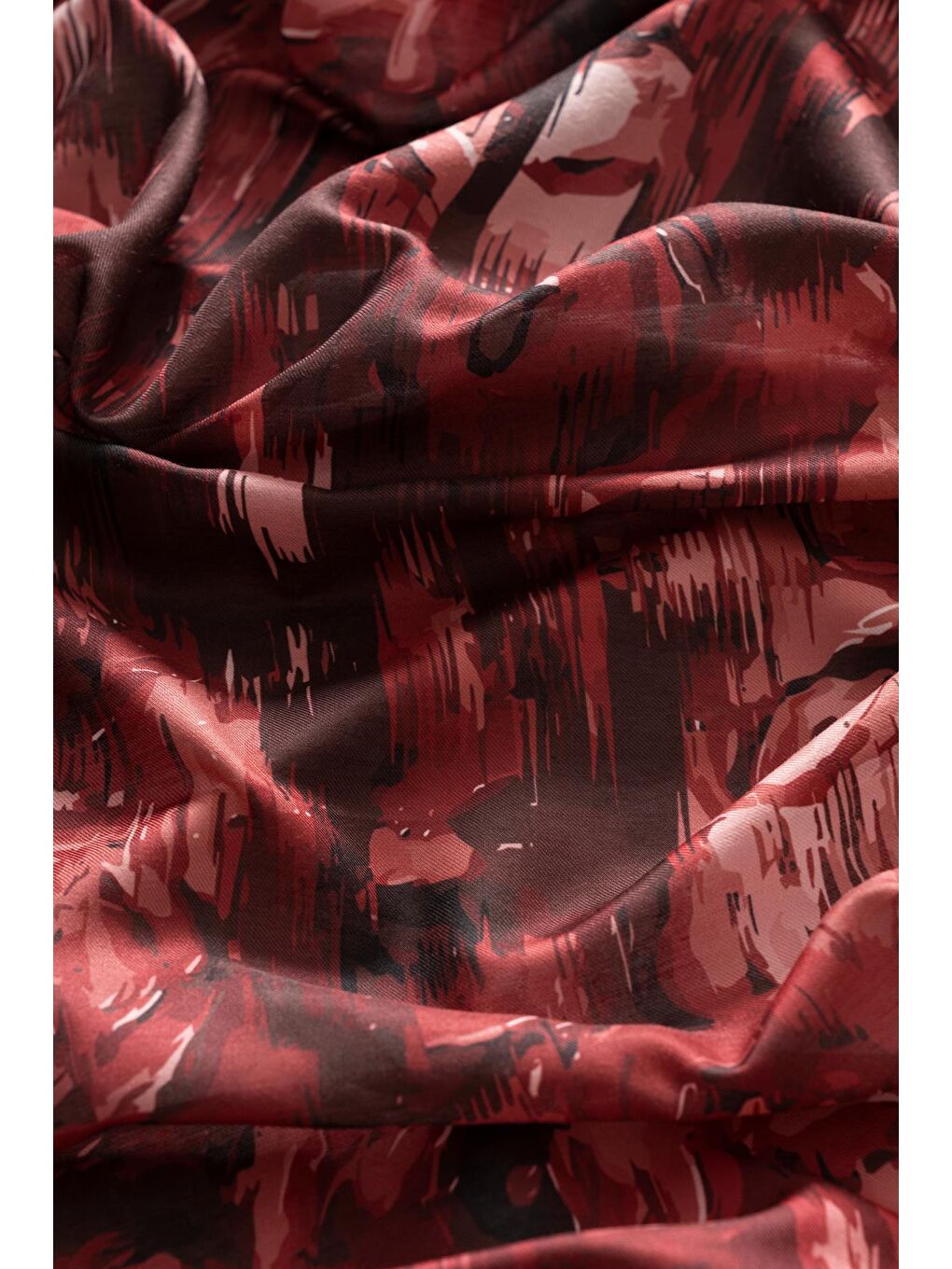 Bordo Kadın Mellas Soft Şal-3