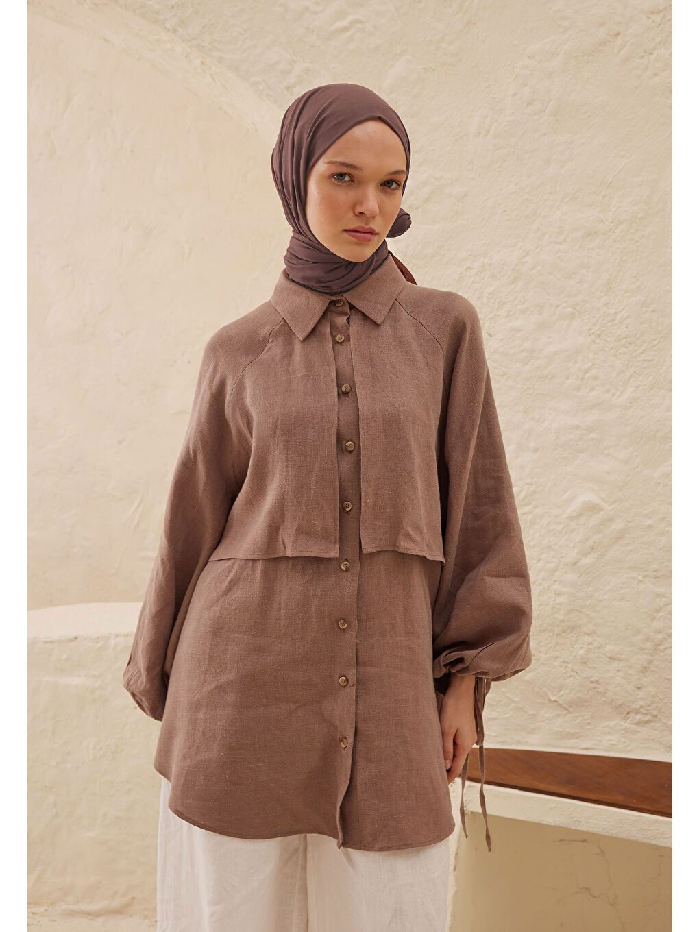 Pembe İnce Pamuk Vual Şal Sümbül-1