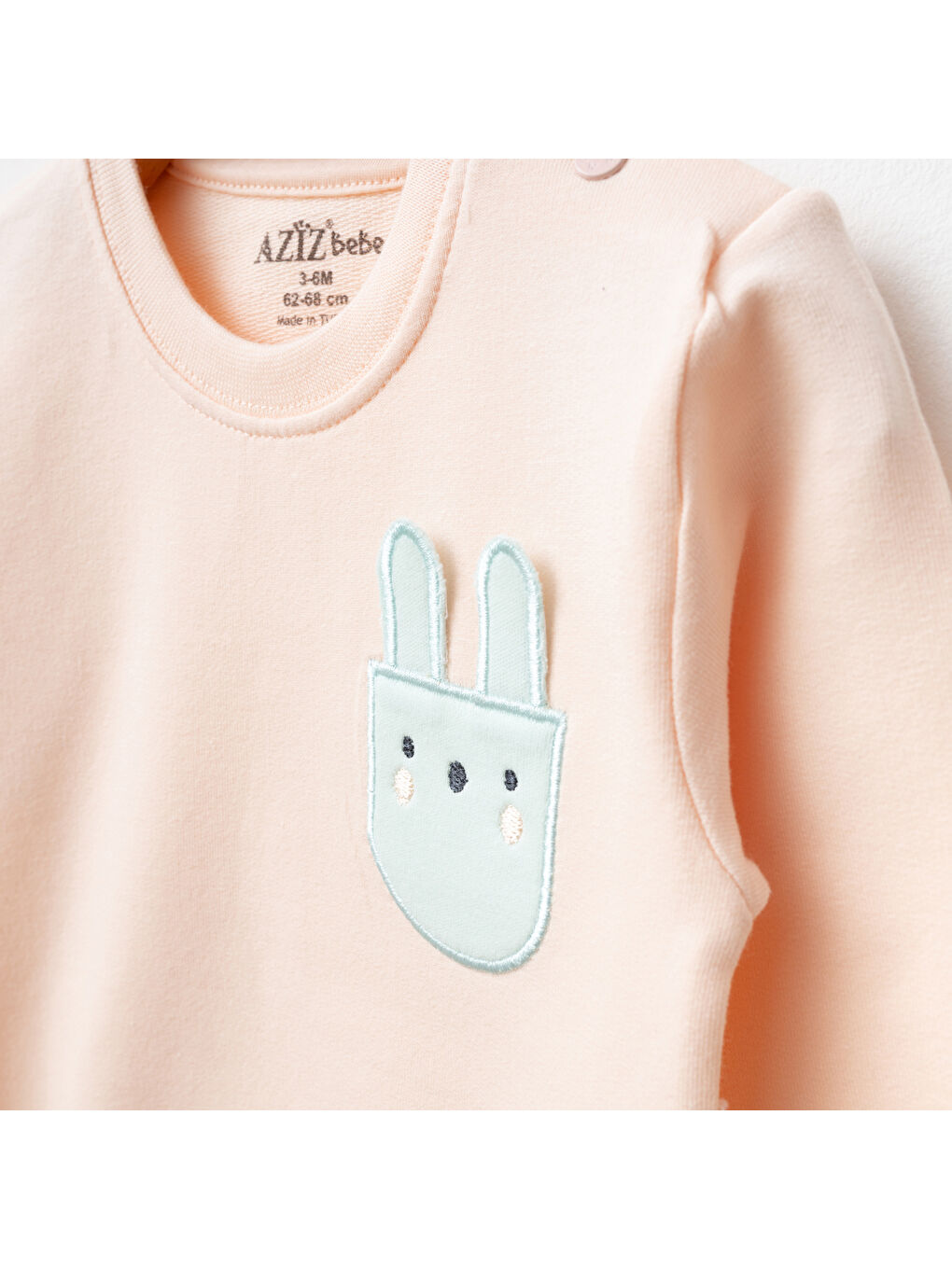 Pembe Kız Bebek Animal Desenli % 100 Pamuk Sweatshirt Pantolon 2 'li Alt Üst Bebek Takımı 3 Ay-36 Ay-1