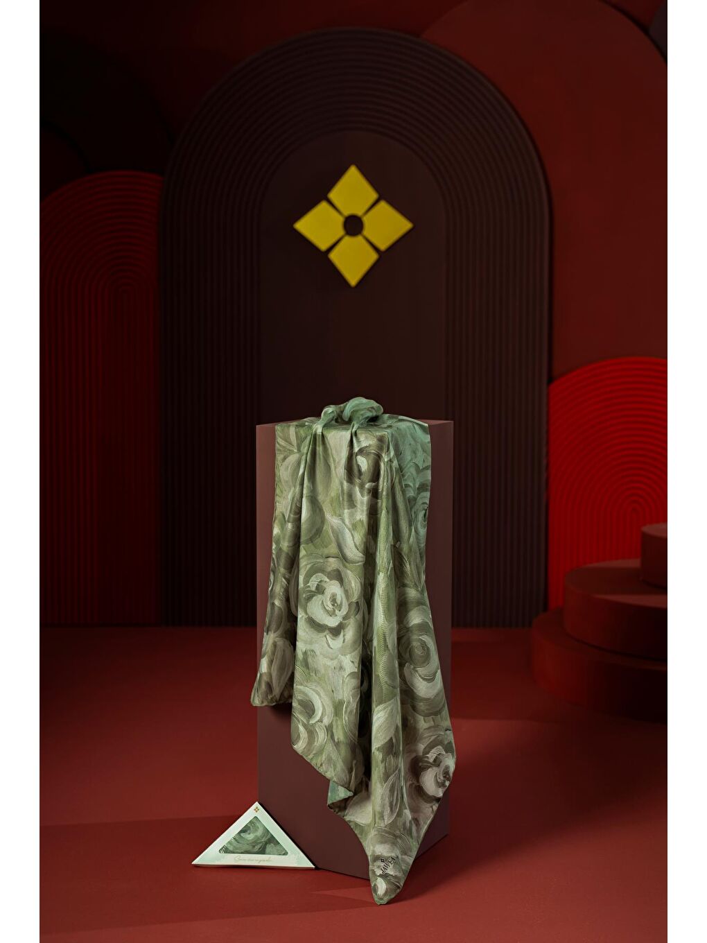 Haki Kadın Mirla Soft Eşarp