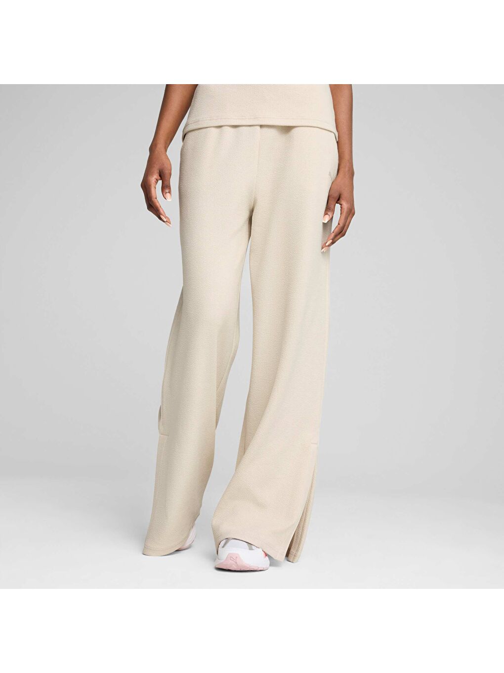 Beyaz HER Comfort Kadın Yüksek Bel Pantolon-6