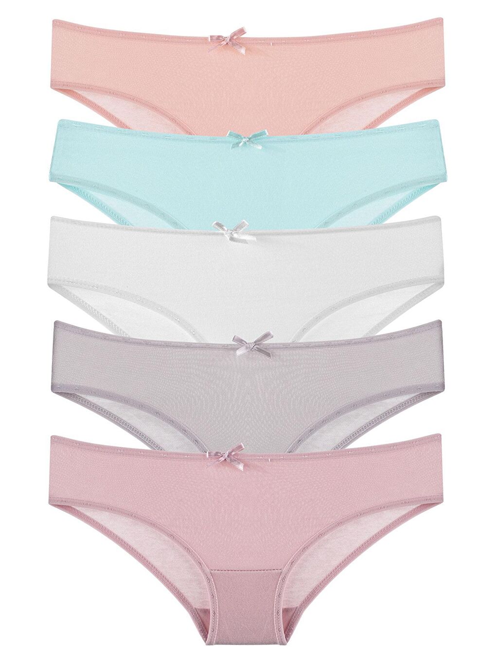 Karışık Kız Çocuk Külot 5 li Paket Likralı