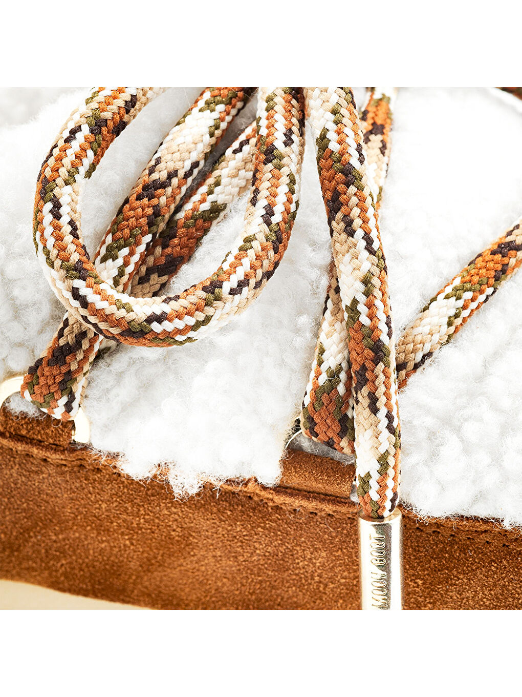 Kahverengi Kadın Bot (Kar) 80D1460240-MA03 Mule Shearling Whisky/Off White-4