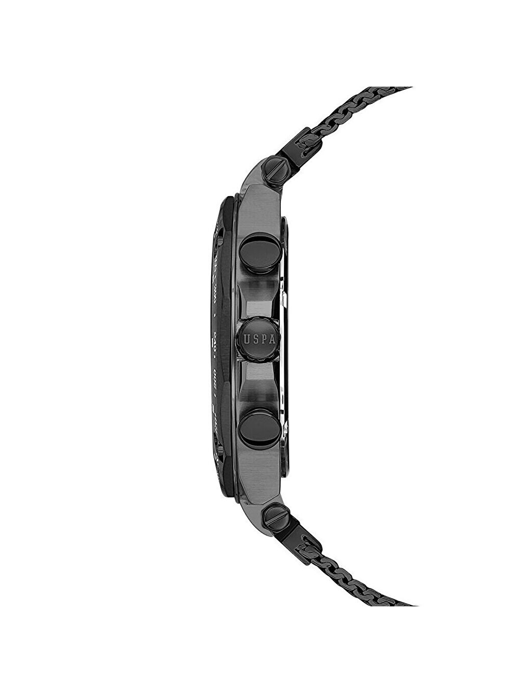 Siyah USPA1076-10 Erkek Kol Saati-1