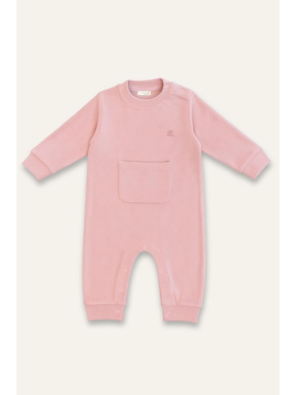 Unisex Bebekkanguru Cepli Polartulum - Pembe-1