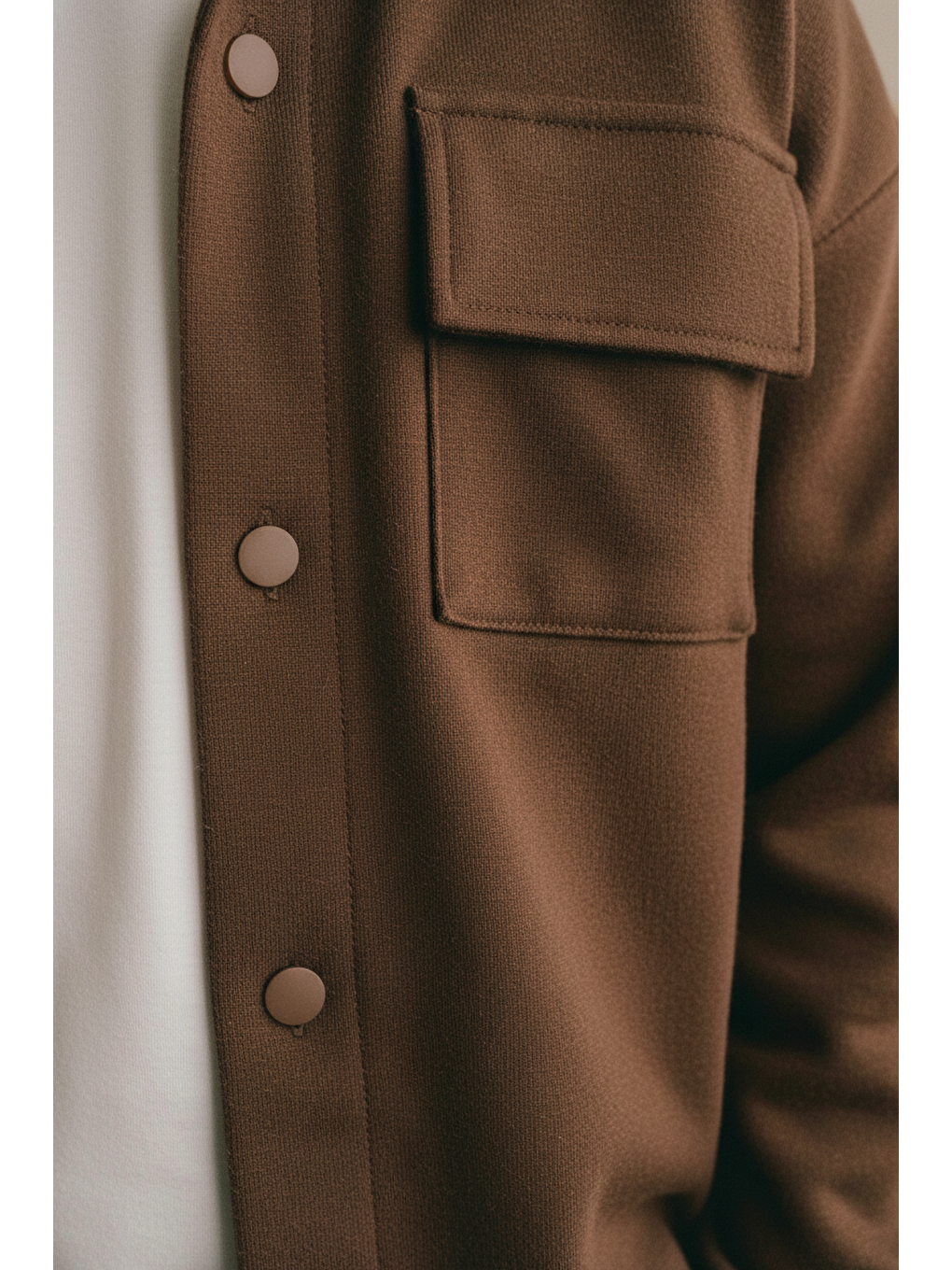 Kahverengi Erkek Çocuk Pamuklu Kahve Ceket Pantolon Ve T-Shirt Takım-5