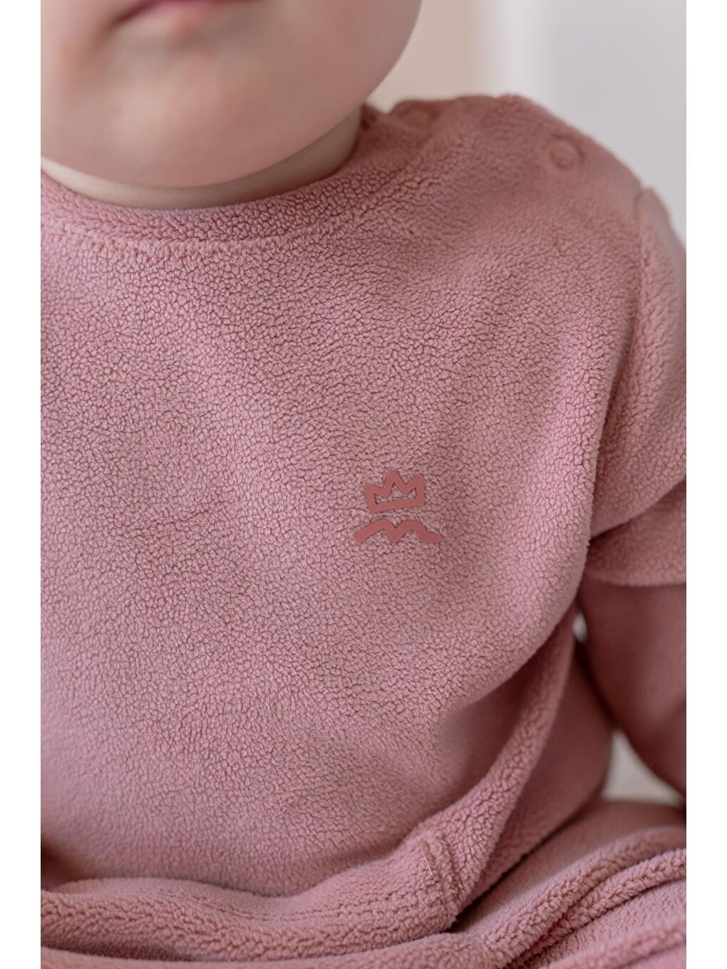 Unisex Bebekkanguru Cepli Polartulum - Pembe-4