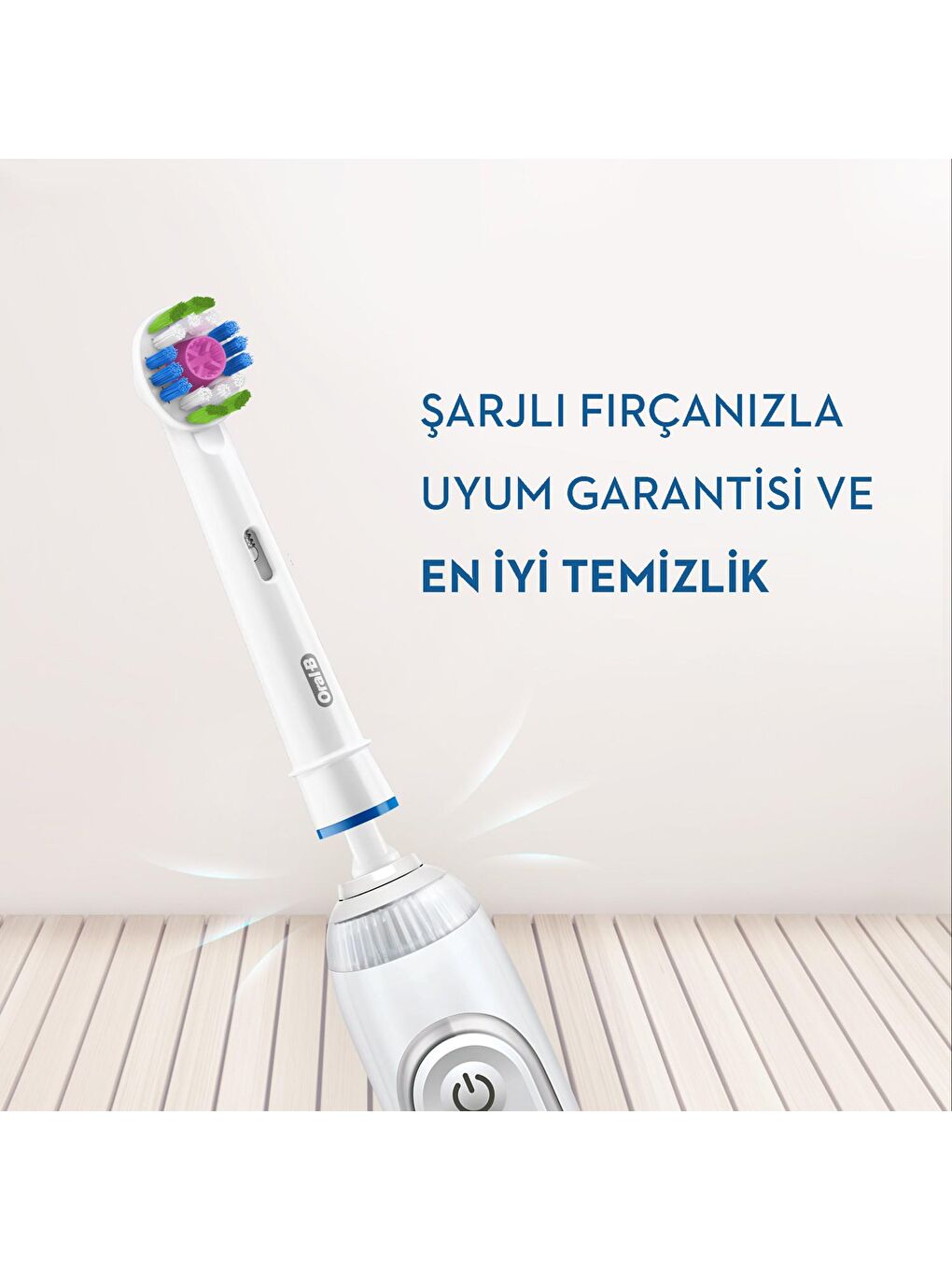 Oral-B Renksiz Diş Fırçası Yedek Başlığı Clean Maximiser 3D White 4 lü - 2