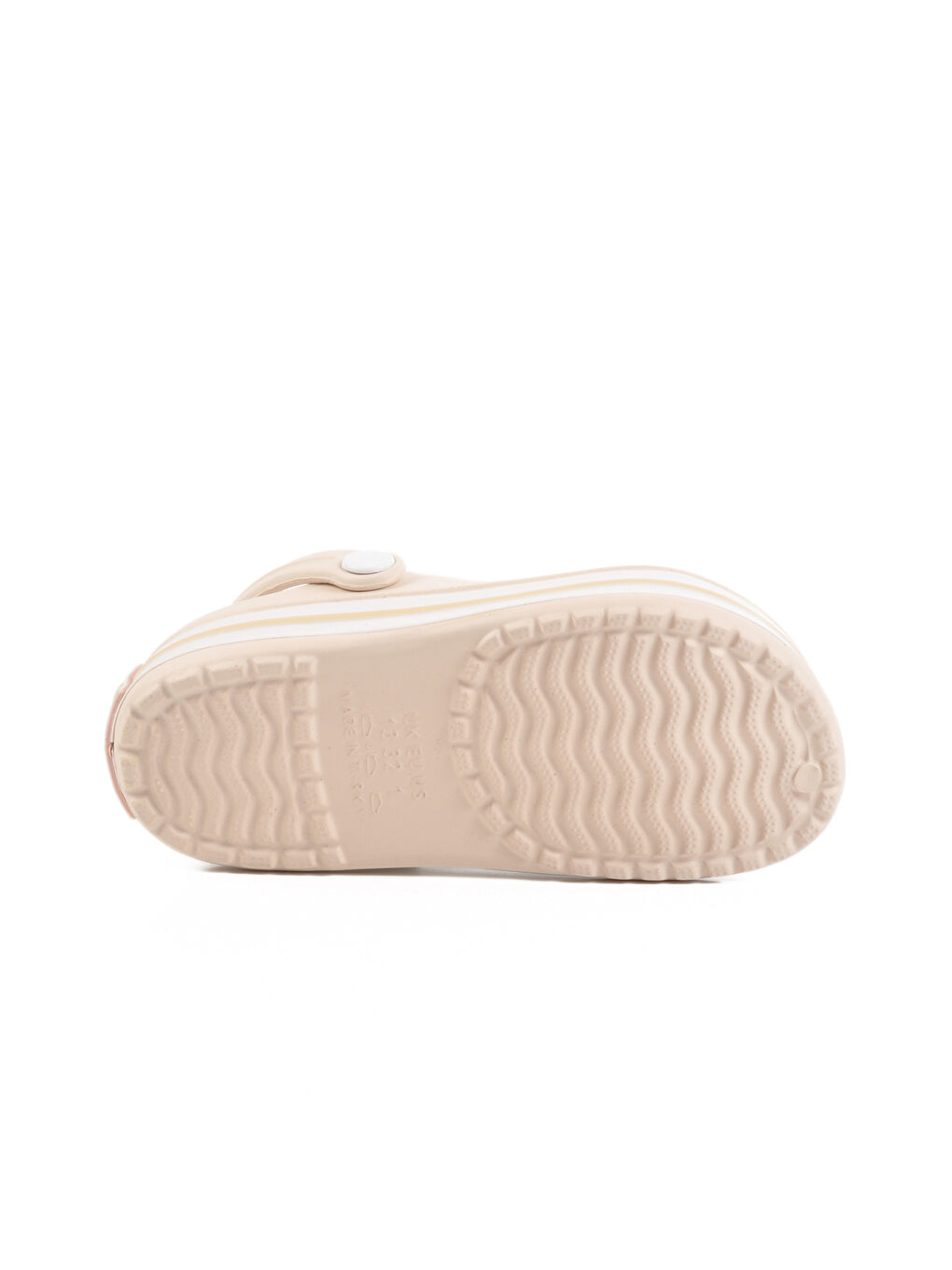 Ekru Eva Hafif Unisex Çocuk Sabo Terlik 214 F-4